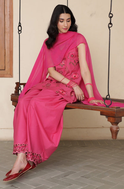 Pink Floral Outfit - AishOfficial